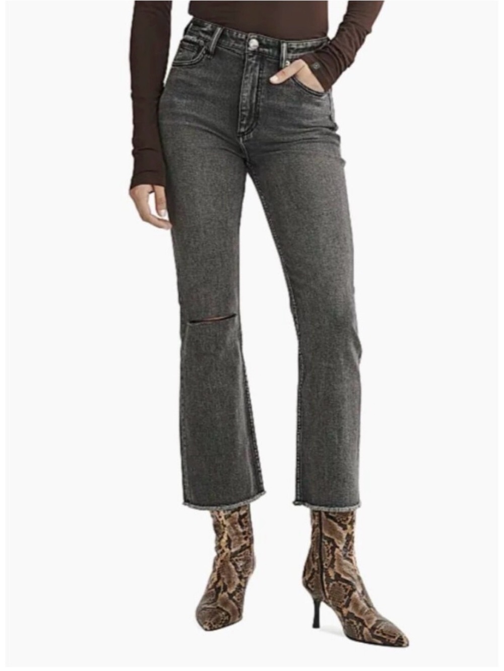 rag & bone Casey High-Rise Ankle Flare